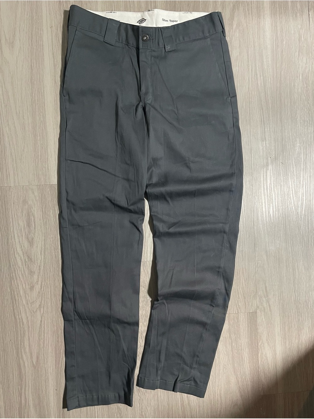 Slim Tapered Men’s Dickies Pants - Charcoal Gray